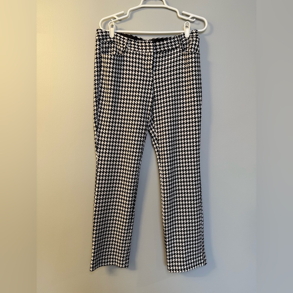 Express Columnist 8R houndstooth pants.